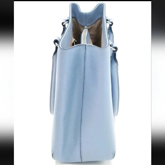 Low Start KS-Wellesy Elena Triple Compartment Tote Bag (Cornflower Blue 🩵)NWOT - Picture 4 of 9